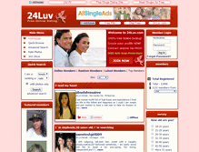 Tablet Screenshot of 24luv.com